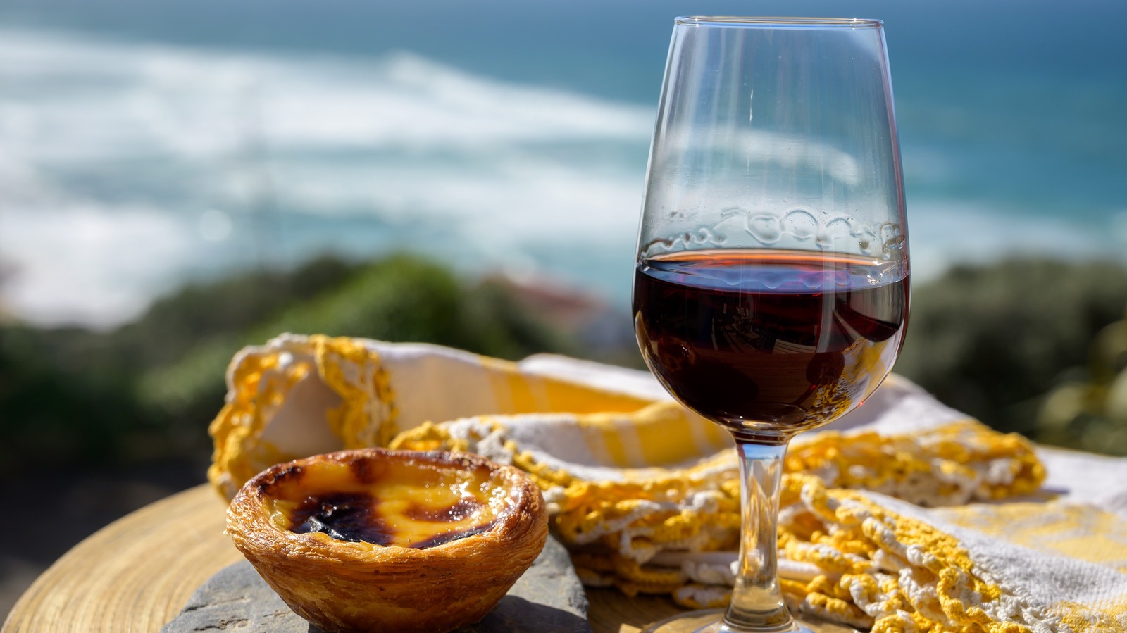 Portugal's,Traditional,Food,And,Drink,,Glass,Of,Porto,Wine,And